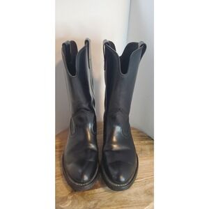 Men's Biltrite Sonora Black Leather Dress Boot 8D USA Western Cowboy